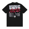 House of Smith Kaos Pria Lengan Pendek - Time Table Black #3 - T Shirt
