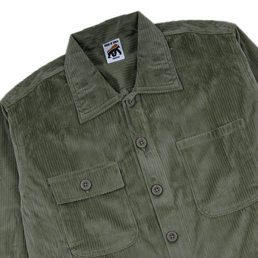 House of Smith Jaket Pria - Forge Cord Jacket Sage - Trucker Jacket - Image 2