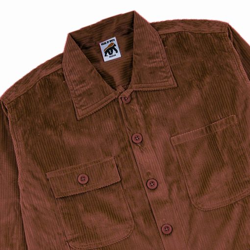 House of Smith Jaket Pria - Forge Cord Jacket Camel - Trucker Jacket - Image 2