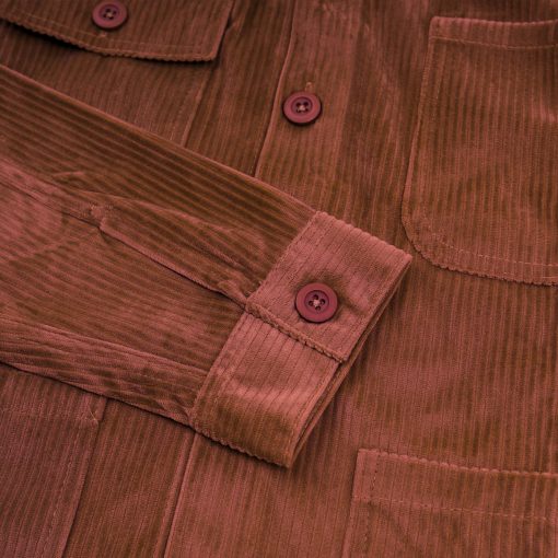 House of Smith Jaket Pria - Forge Cord Jacket Camel - Trucker Jacket - Image 4