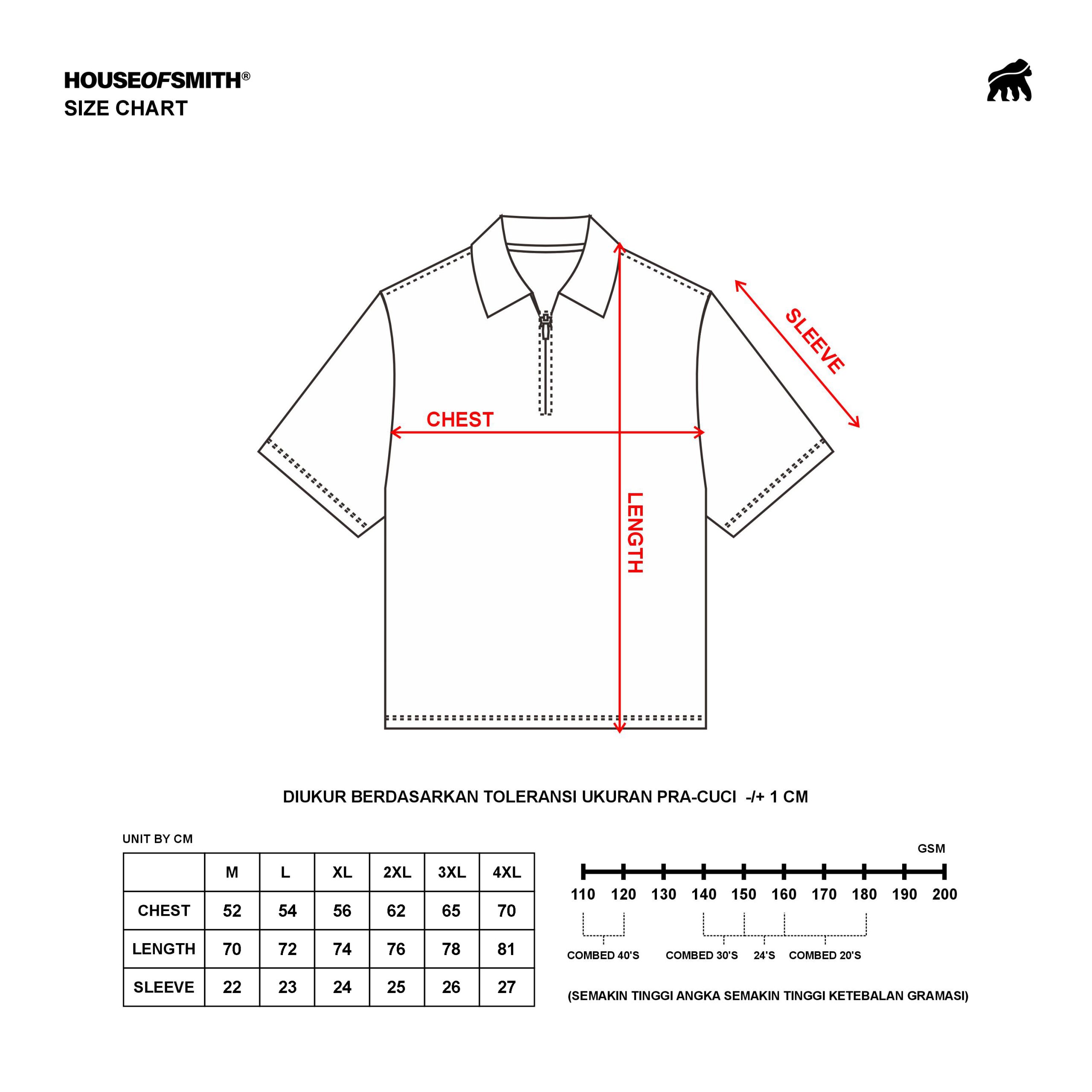 House of Smith Polo Shirt - Bliss Black #2 - Kaos Polo Pria - Image 5