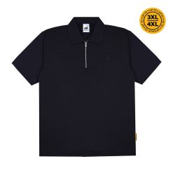 House of Smith Polo Shirt - Ness Black #3 - Kaos Polo Pria