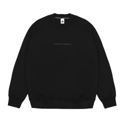 House of Smith Sweater Crewneck Pria - Black On Black Hdc Crewneck #5
