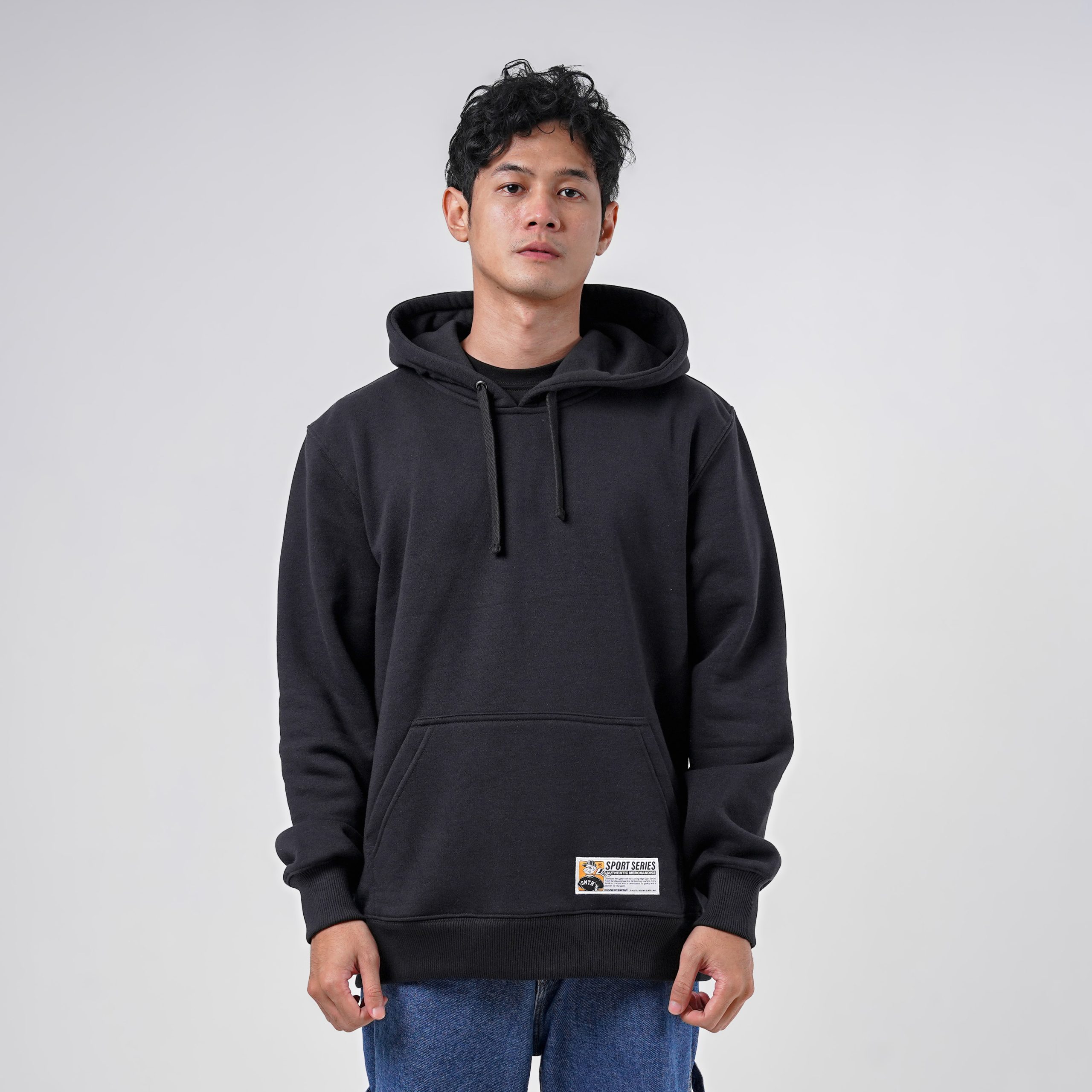 House of Smith Sweater Hoodie Pria - Sport Series Black Hoodie - Image 4