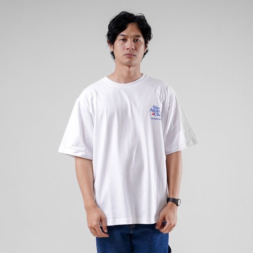 House of Smith Kaos Oversize Pria - Nice Atittude Oversized 16S White #2 - Oversize T Shirt - Image 6