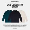 House of Smith Kaos Pria Lengan Panjang - Laid Longshirt - T Shirt Long Sleeve Henley