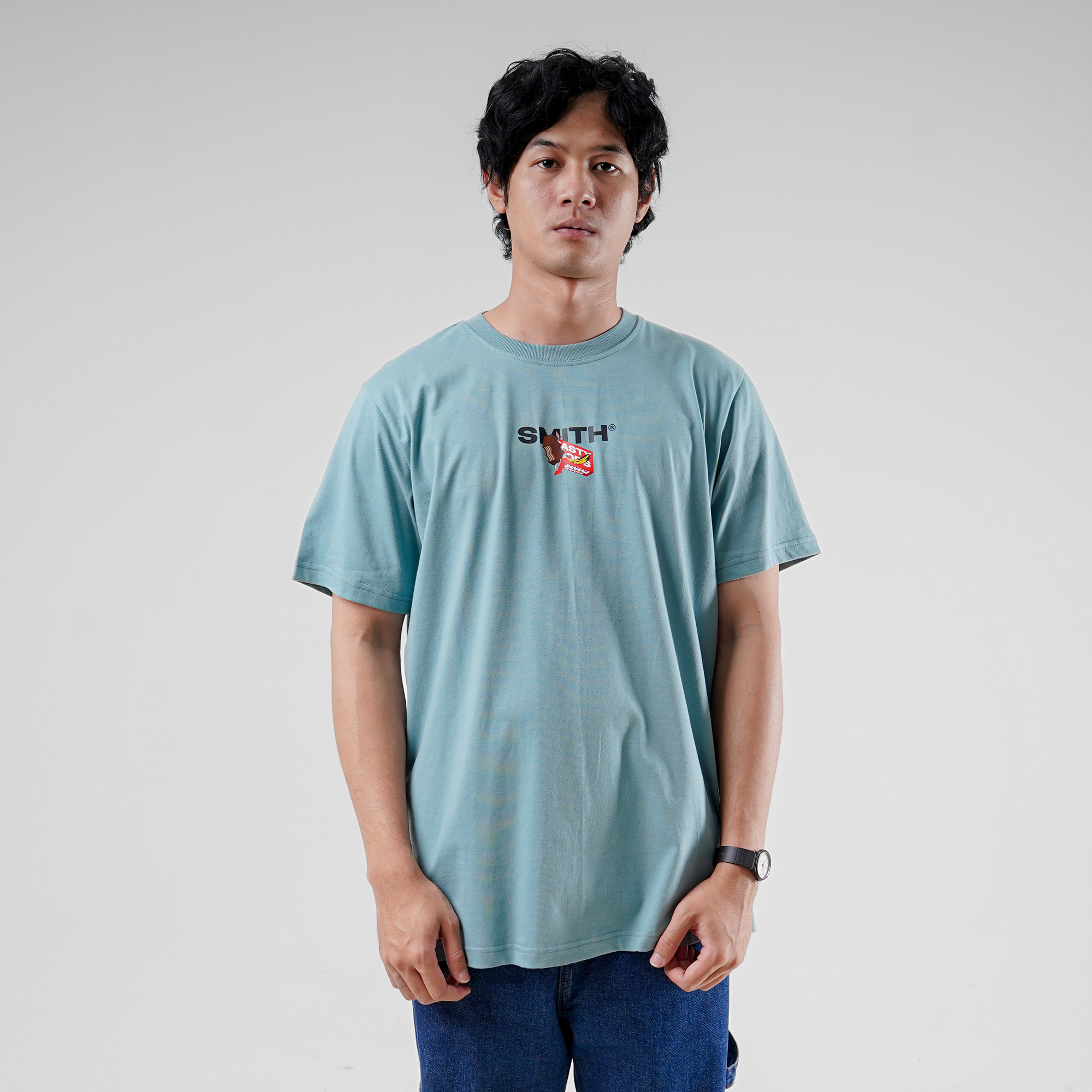 House of Smith Kaos Pria Lengan Pendek - Sweet Tshirt Sea Green - T Shirt - Image 3