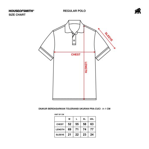 House of Smith Polo Shirt - Callow Polo Shirt Black - Kaos Polo Pria - Image 5