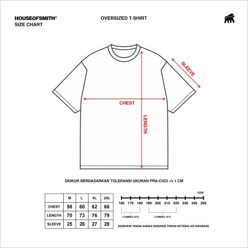 House of Smith Kaos Oversize Pria - Handle Smith Oversize Sage - Oversize T Shirt - Image 5