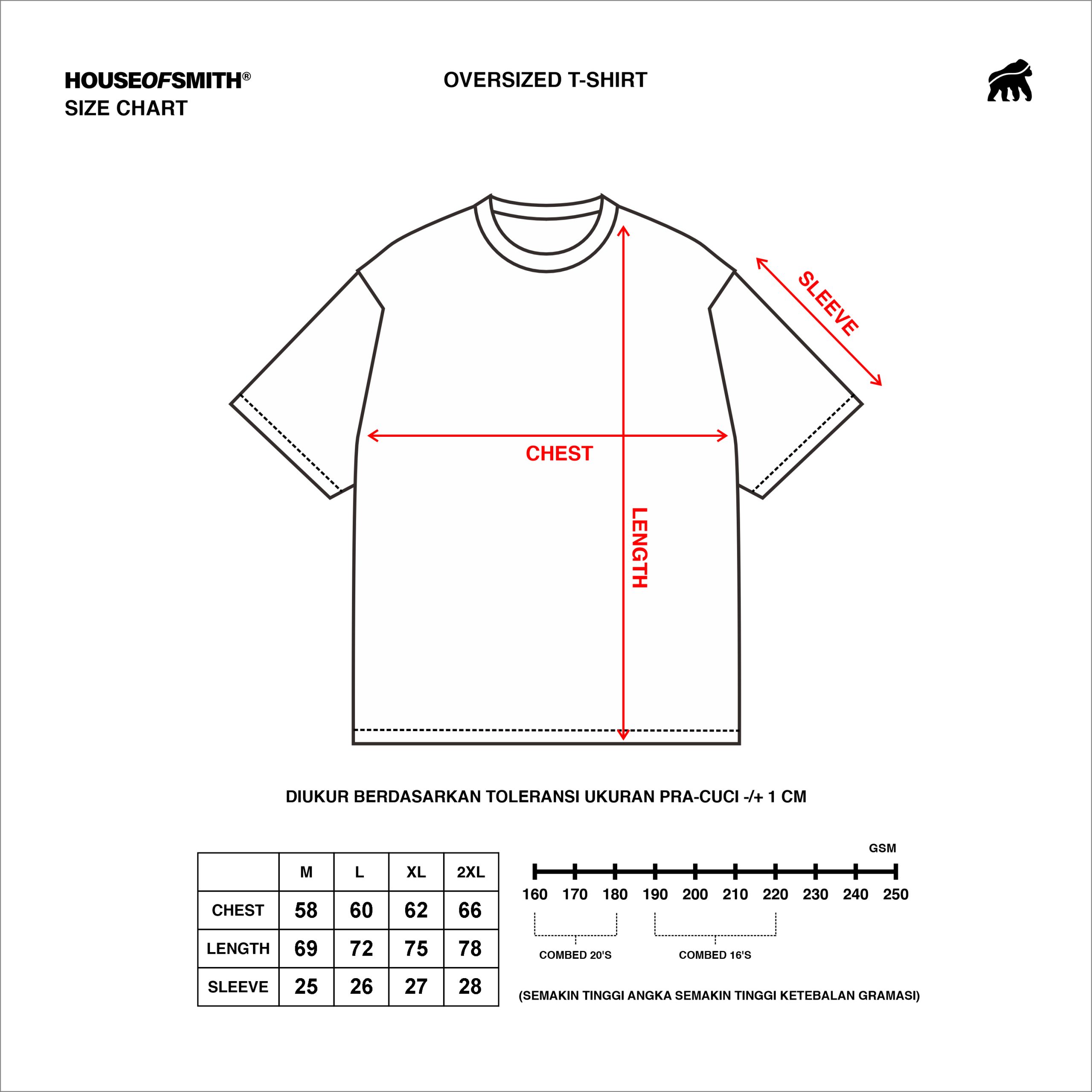 House of Smith Kaos Oversize Pria - Hos Green Oversize - Oversize T Shirt - Image 6