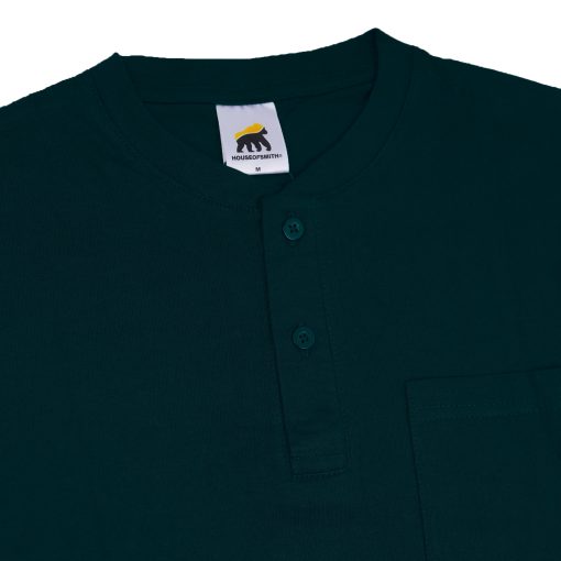 House of Smith Kaos Pria Lengan Panjang - Laid Longshirt - T Shirt Long Sleeve Henley - Image 4