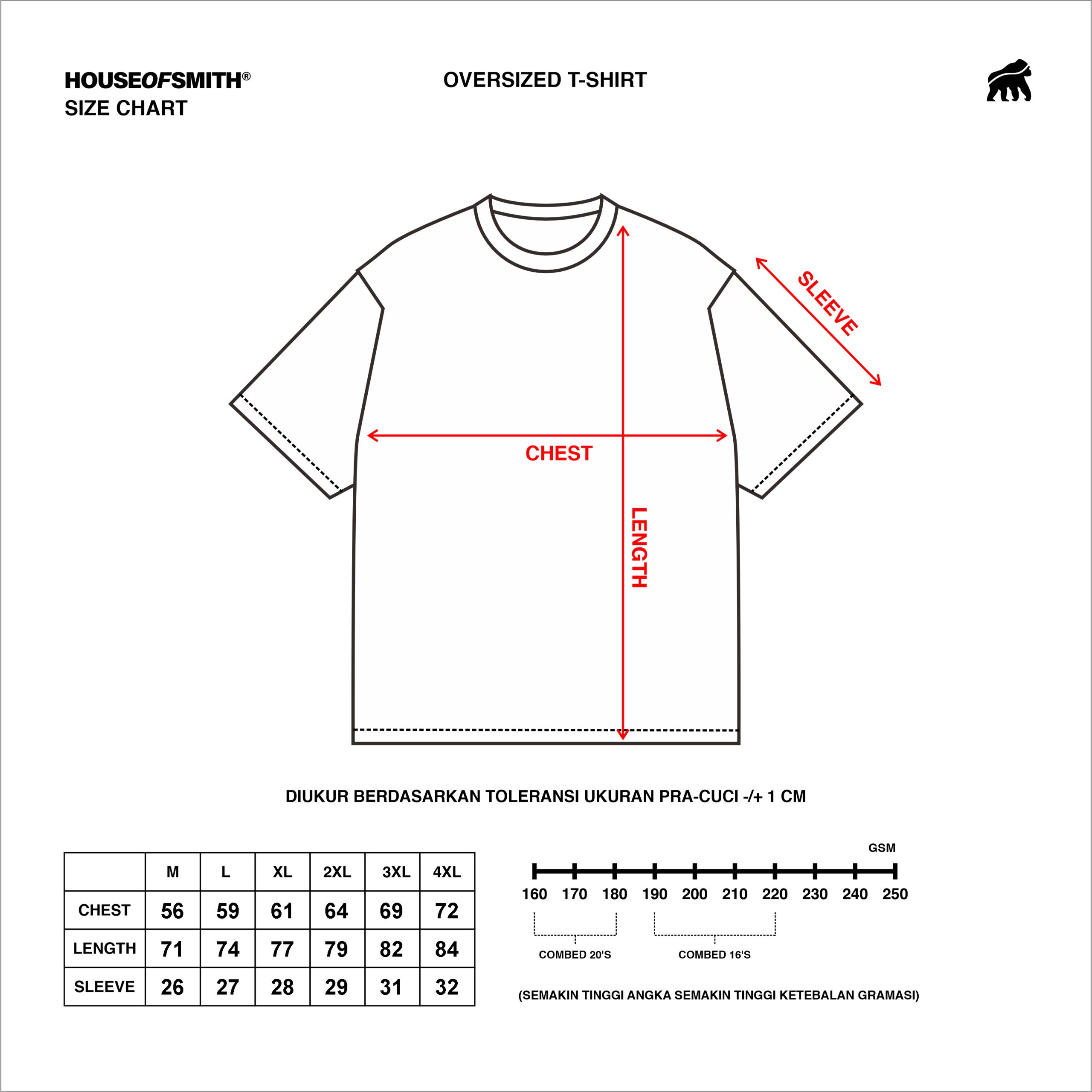 House of Smith Kaos Oversize Pria - Nice Atittude Oversized 16S White #3 - Oversize T Shirt - Image 7