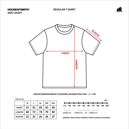 House of Smith Kaos Pria Lengan Pendek - Sweet Tshirt Black - T Shirt - Image 4