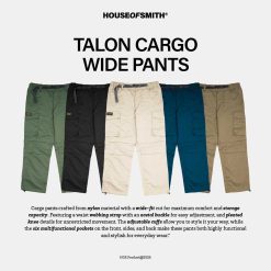 House of Smith Celana Cargo Panjang Pria - Talon Cargo Wide Pants - Cargo Wide Pants