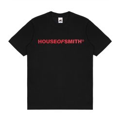 House of Smith Kaos Pria Lengan Pendek - Hos Hidden Regular Black - T Shirt