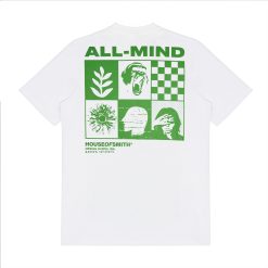 House of Smith Kaos Pria Lengan Pendek - All Mind White - T Shirt