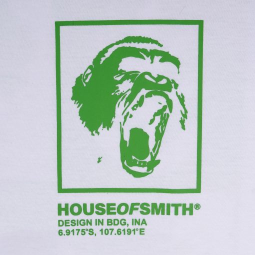 House of Smith Kaos Pria Lengan Pendek - All Mind White - T Shirt - Image 4
