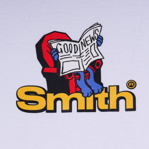 House of Smith Kaos Pria Lengan Pendek - Good News Tshirt White - T Shirt - Image 2
