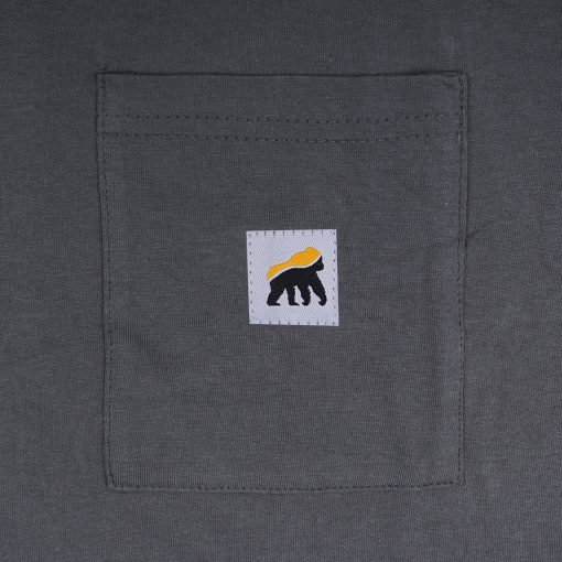 House of Smith Kaos Pria Lengan Pendek - Smith Regular Char Grey #3 - T Shirt - Image 3