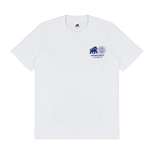House of Smith Kaos Pria Lengan Pendek - Hos Project White #5 - T Shirt - Image 3