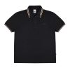 House of Smith Polo Shirt - Callow Polo Shirt Black - Kaos Polo Pria
