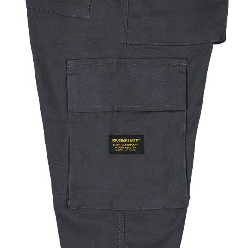 House of Smith Celana Cargo Panjang Pria - New Carmith Grey - Cargo Long Pants - Image 6