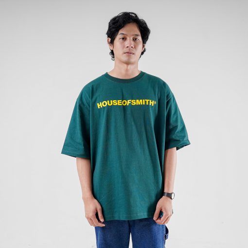 House of Smith Kaos Oversize Pria - Hos Hidden Green Oversize 16S - Oversize T Shirt - Image 3