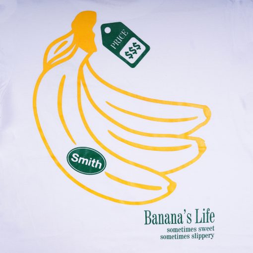 House of Smith Kaos Pria Lengan Pendek - Banana Life Regular White #4 - T Shirt - Image 3