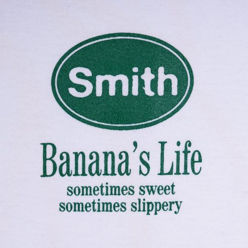House of Smith Kaos Pria Lengan Pendek - Banana Life Regular White #4 - T Shirt - Image 4