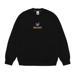 House of Smith Sweater Crewneck Oversize Pria - Good News Oversize Crewneck Black