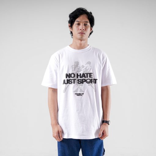 House of Smith Kaos Pria Lengan Pendek - Just Sport Tshirt White - T Shirt - Image 3