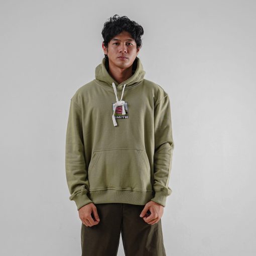 House of Smith Sweater Hoodie Pria - Sletter Sage Green Hoodie - Image 3
