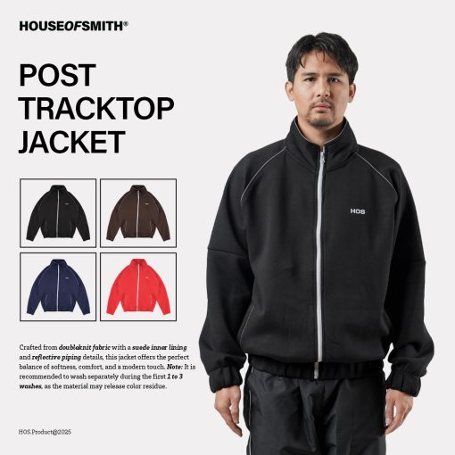 House of Smith Jaket Tracktop Pria - Posh Tracktop  - Jacket - Image 3