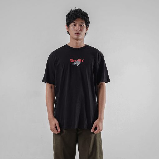 House of Smith Kaos Pria Lengan Pendek - Manhole Black Tshirt - T Shirt - Image 3