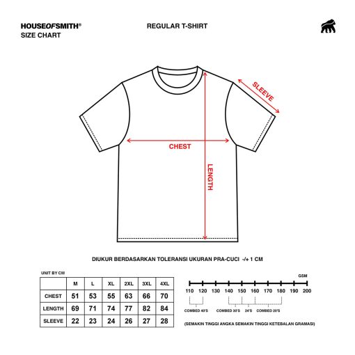 House of Smith Kaos Pria Lengan Pendek - Crack Tshirt Black #2 - T Shirt - Image 5