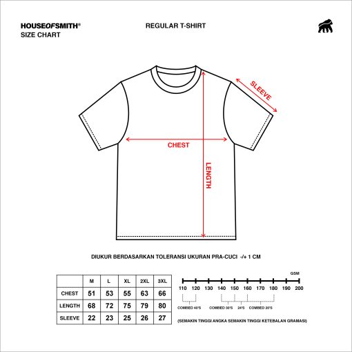 House of Smith Kaos Pria Lengan Pendek - Hos Box Regular Black - T Shirt - Image 4