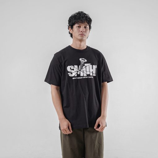 House of Smith Kaos Pria Lengan Pendek - Crack Tshirt Black #2 - T Shirt - Image 4