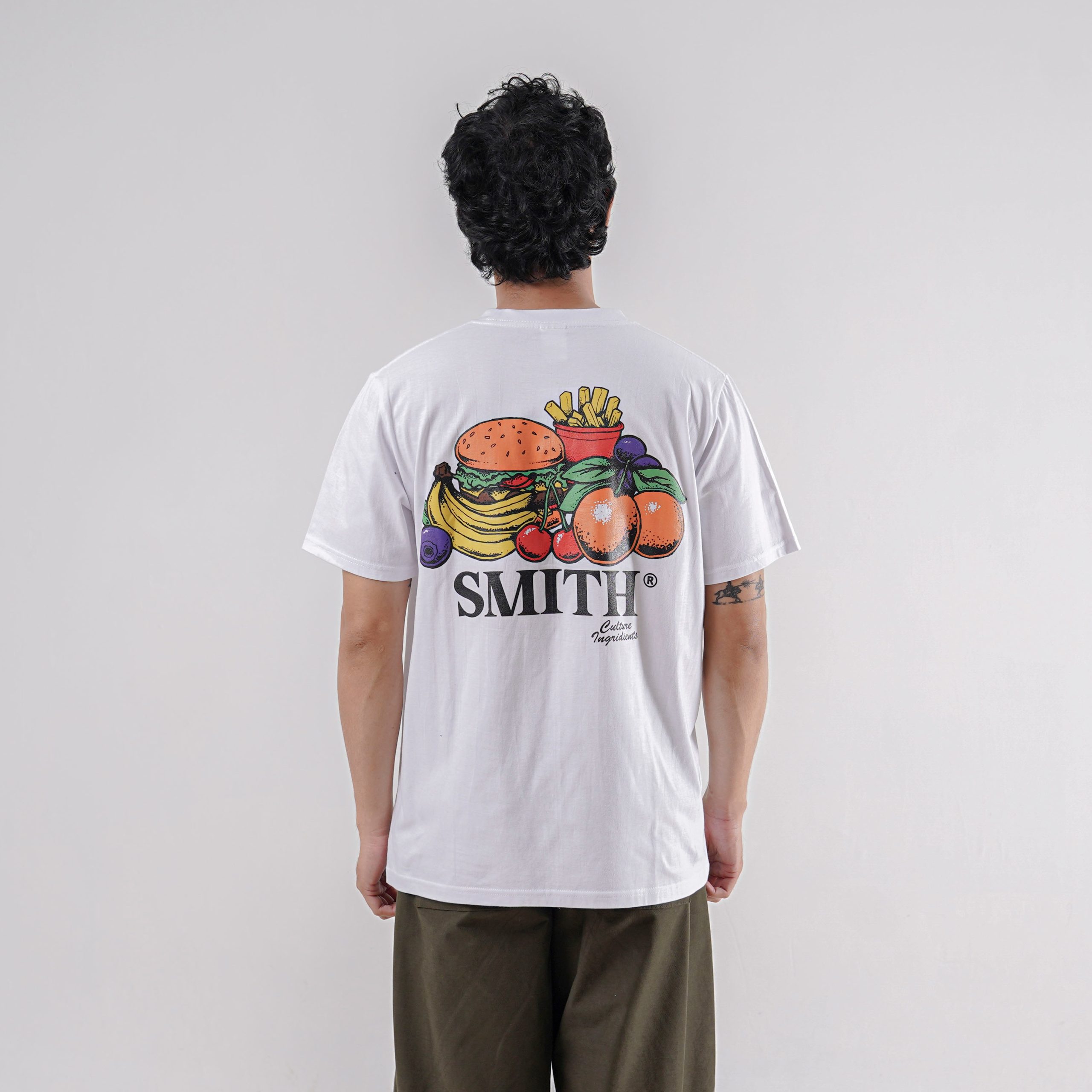 House of Smith Kaos Pria Lengan Pendek - Culture Ingridients White Tshirt - T Shirt - Image 6