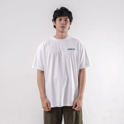 House of Smith Kaos Pria Lengan Pendek - Finest Sport White Tshirt - T Shirt - Image 7