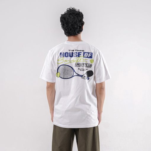 House of Smith Kaos Pria Lengan Pendek - Finest Sport White Tshirt - T Shirt - Image 6