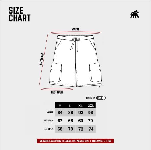 House of Smith Celana Cargo Pendek Pria - Recon Short Baggy Pants Army - Cargo Short Pants - Image 8