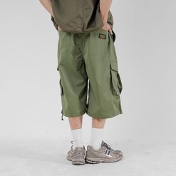 Alternative view of House of Smith Celana Cargo Pendek Pria - Recon Short Baggy Pants Army - Cargo Short Pants