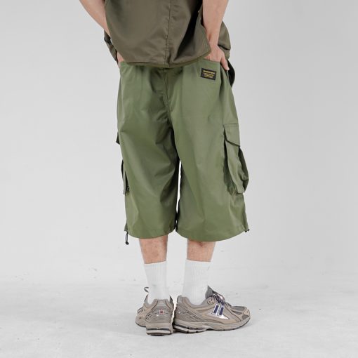 House of Smith Celana Cargo Pendek Pria - Recon Short Baggy Pants Army - Cargo Short Pants - Image 2