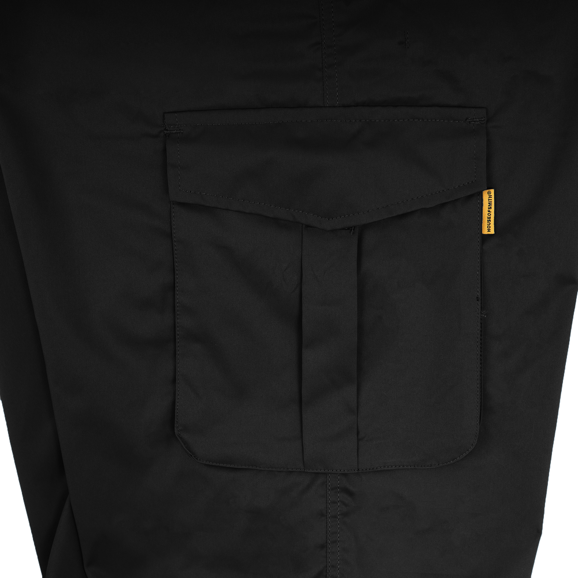 House of Smith Celana Cargo Pendek Pria - Recon Short Baggy Pants Black - Cargo Short Pants - Image 6