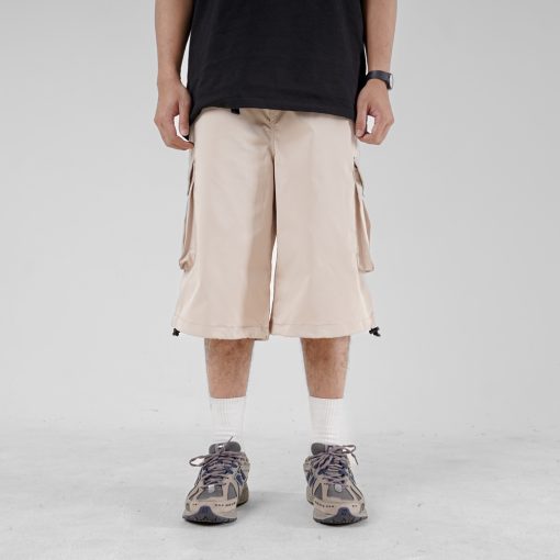 House of Smith Celana Cargo Pendek Pria - Recon Short Baggy Pants Khaki  - Cargo Short Pants