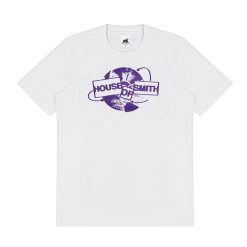 Alternative view of House of Smith Kaos Pria Lengan Pendek - Pieces T-shirt White - T Shirt