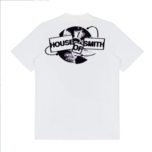 House of Smith Kaos Pria Lengan Pendek - Pieces T-shirt White #2 - T Shirt