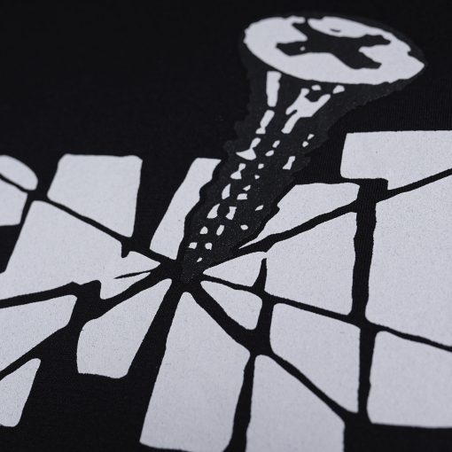 House of Smith Kaos Pria Lengan Pendek - Crack Tshirt Black #2 - T Shirt - Image 3