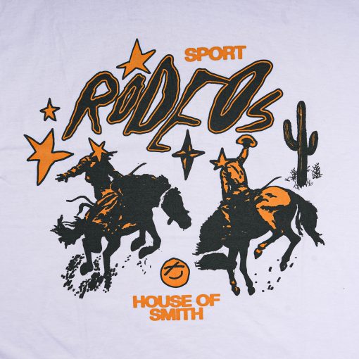 House of Smith Kaos Pria Lengan Pendek - Rodeos Tshirt White - T Shirt - Image 2