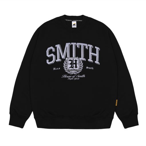 House of Smith Sweater Crewneck Oversize Pria - Proper Oversize Crewneck Black